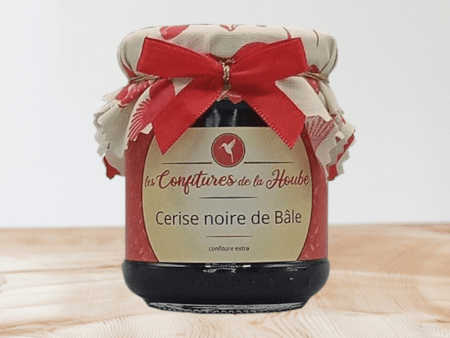 Confiture de Cerises noires Extra - ref-1759 - Pot de 220g