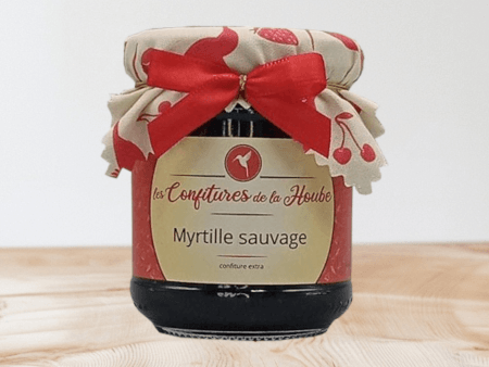 Confiture de Myrtilles sauvage Extra - ref-1761 - Pot de 220g