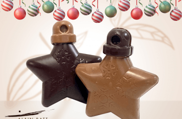 Etoile de Noël en chocolat