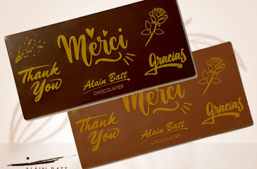 Carte Postale Merci chocolat