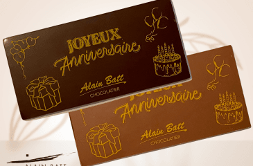 Carte Postale Joyeux Anniversaire chocolat